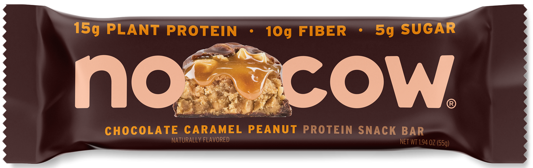 chocolate caramel peanut protein snack bar