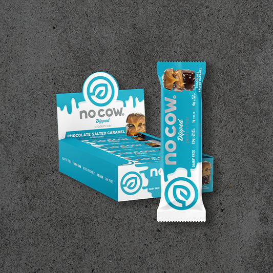 no cow protein bar salted caramel 12-count