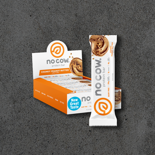 no cow protein bar chunky peanut butter 12-count