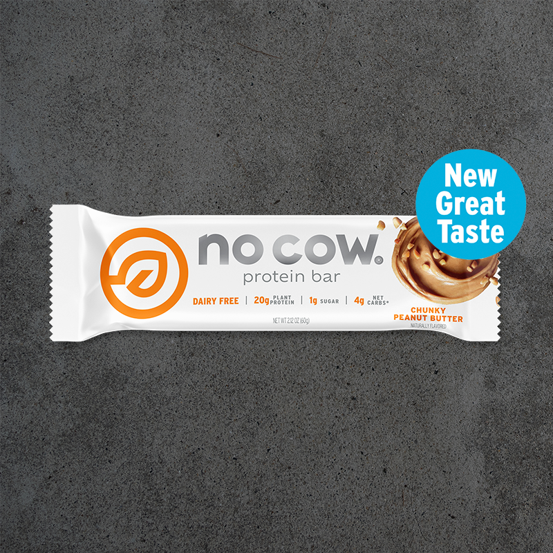 no cow chunky peanut butter protein bar