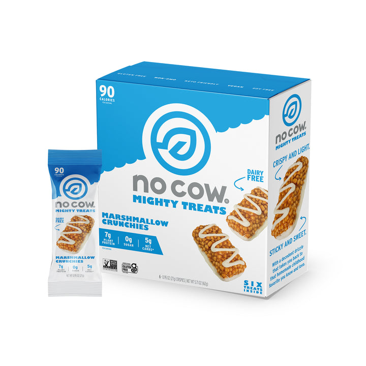 No Cow Marshmallow Crunchies Treat - 6 Count