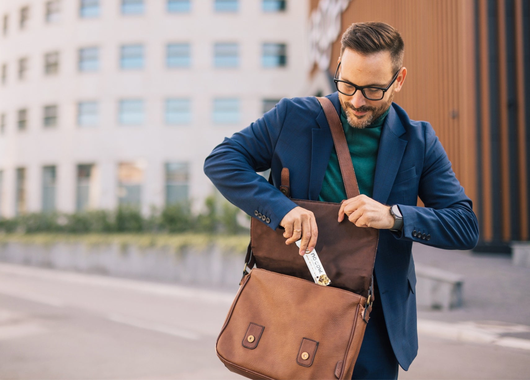 man with briefcase