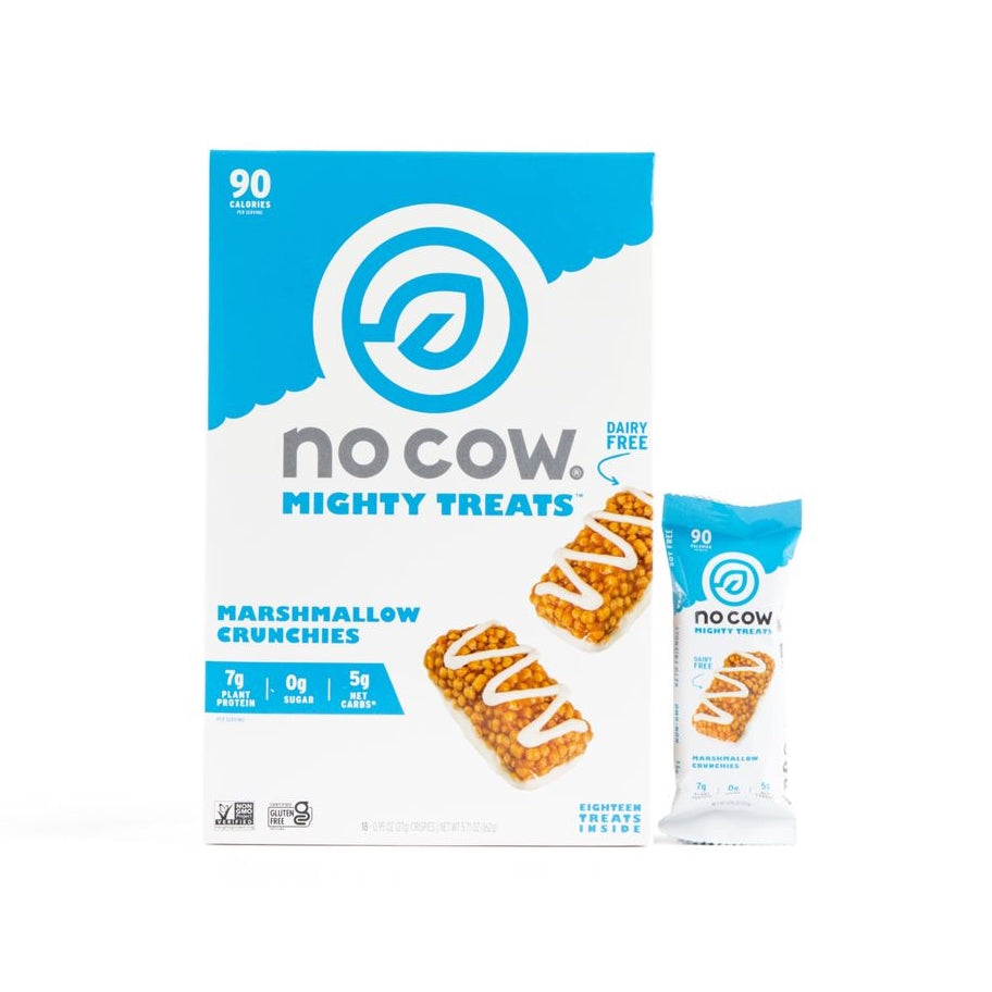 No Cow Marshmallow Crunchies Treat - 18 Count